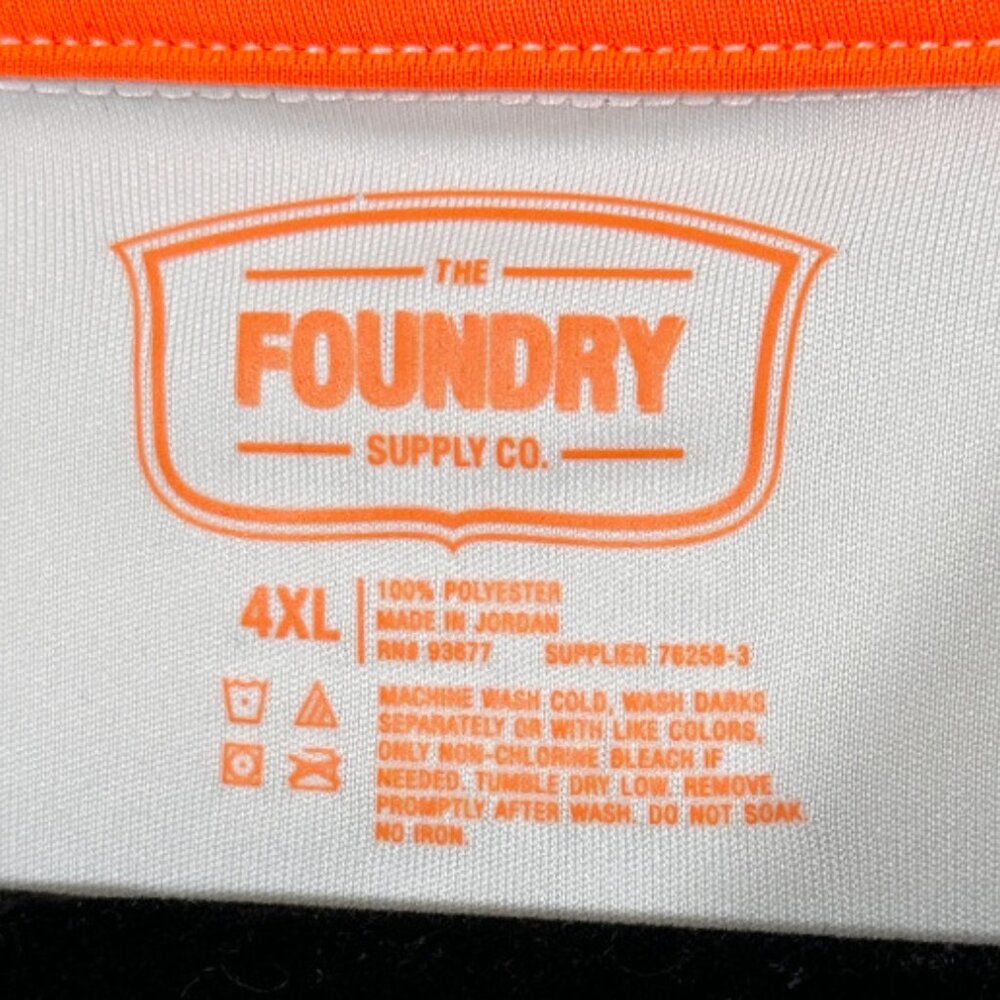 NWT The Foundry Supply Co. Polo Shirt Men's 4XL Quick Dri Odor Control - Picture 3 of 6